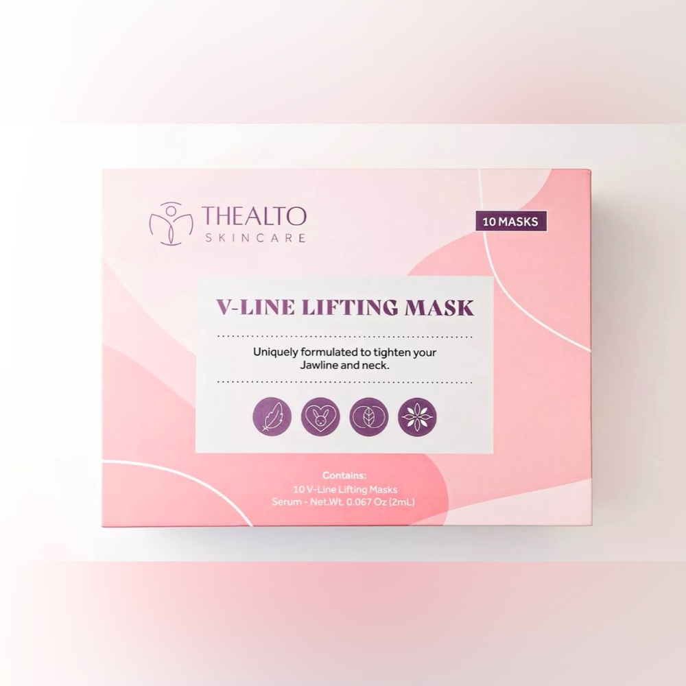 Thealto - V-Line Chin Lifting Mask | Reduces Sagging Skin, Revitalizes Neckline